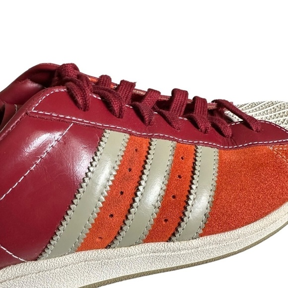 ADDIDAS RARE SUPERSTAR 1 SHELL TOE RED AND ORANGE SNEAKERS SIZE 11.5 - Picture 12 of 13